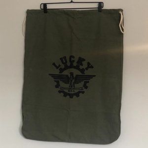 NWOT Lucky Brand Laundry Bag - Olive Drab